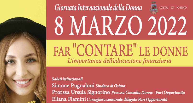 Scopri di più sull'articolo GIORNATA INTERNAZIONALE DELLE DONNE – FAR “CONTARE LE DONNE” – evento on line 8 marzo 2022